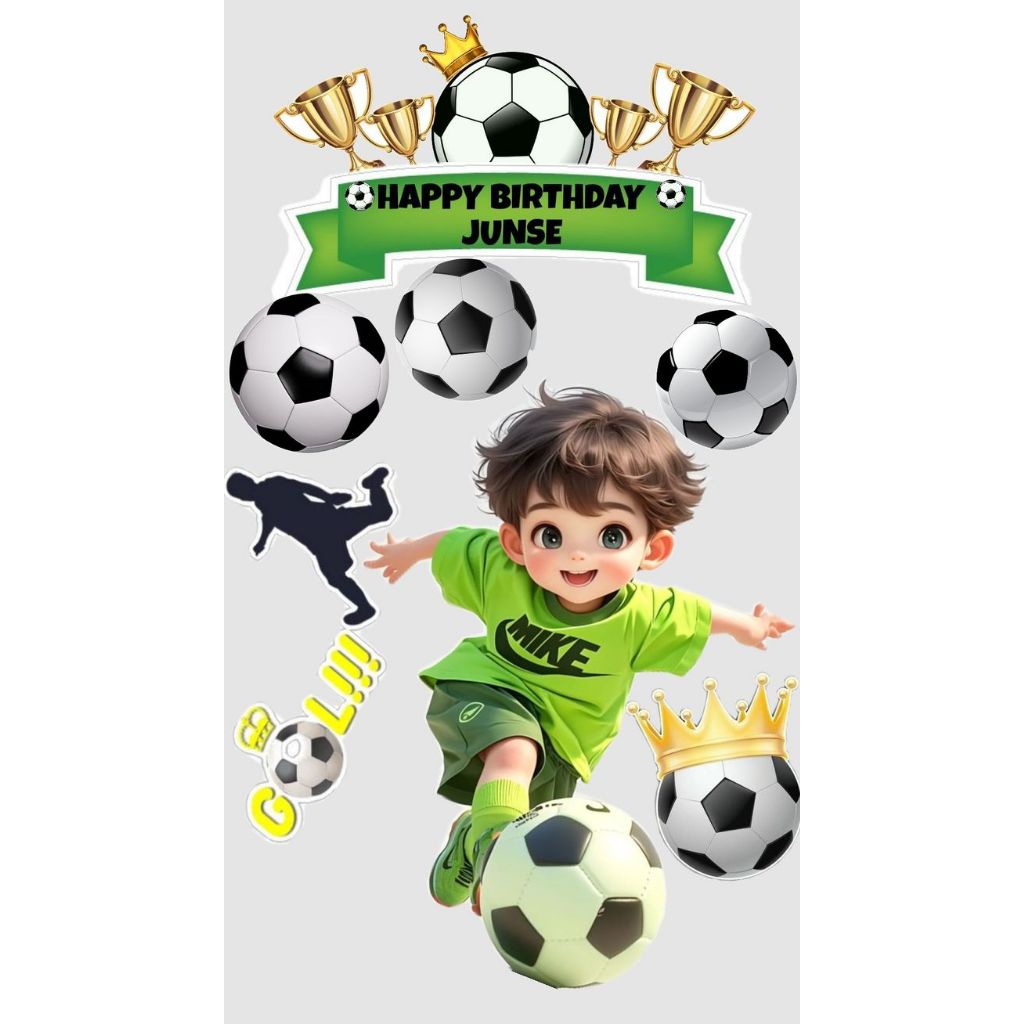 1 set cake toppers bola /cake toppers ultah / cake toppers custom