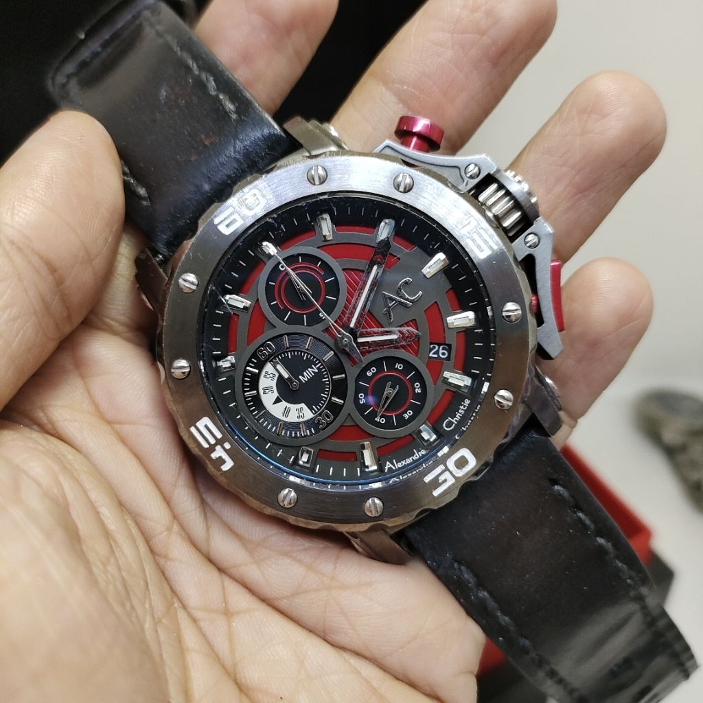 Alexandre Christie Collection second cowo tipe 9205MC Abu Merah Rare Item