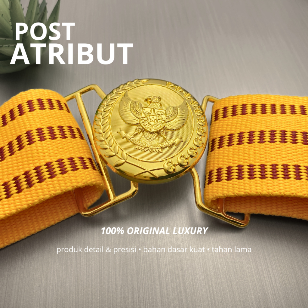 100% LUXURY Set Gesper UNHAN Versi I / Set Sabuk UNHAN Luxury / Kepala Gesper UNHAN Luxury / Taruna 