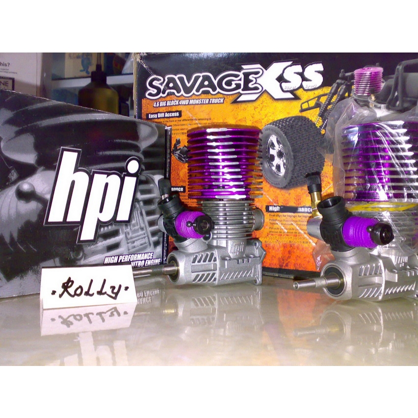 RC Nitro Engine Monster Truck 1/8 HPI K4.6 Big Block Original