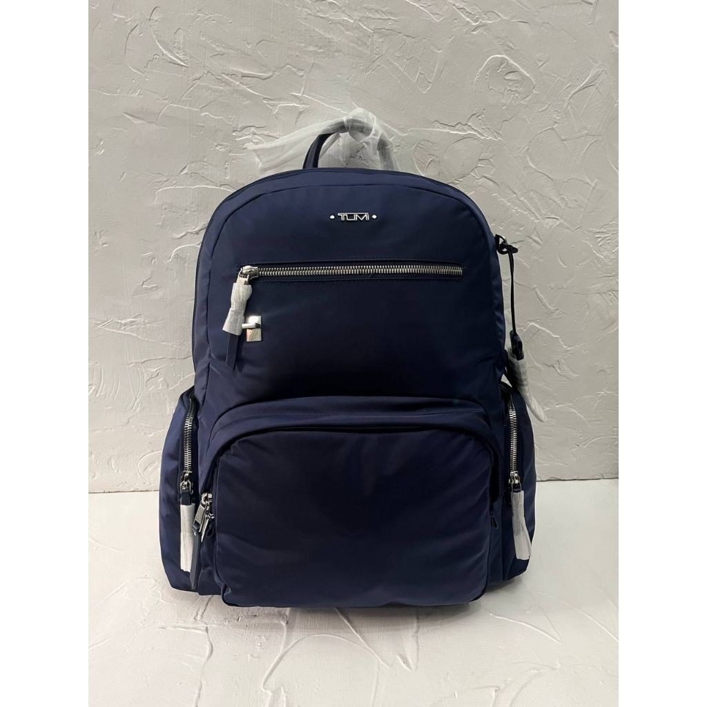 Tumi Voyageur Caren Essential Laptop Backpack Untramarine Navy Women Travel Bag