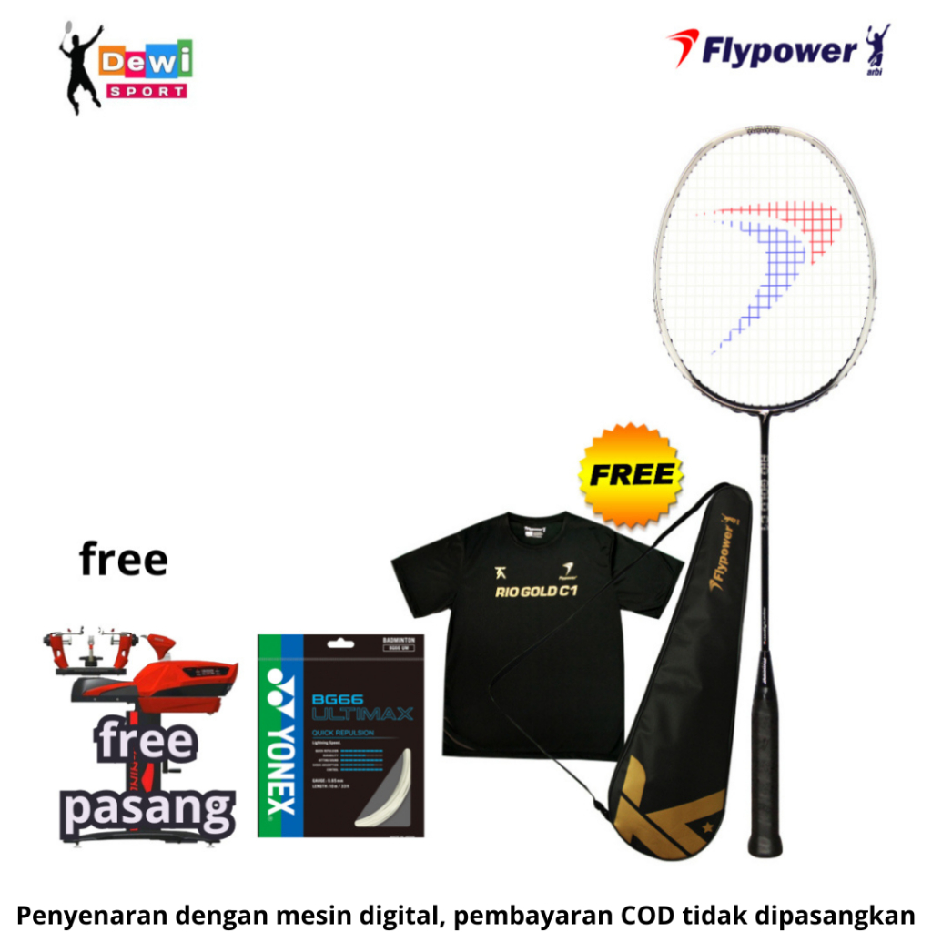 Raket Badminton Flypower RIO GOLD C1