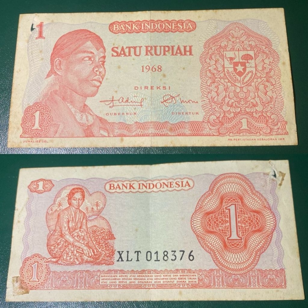 Koleksi Seri Soedirman 1 Rupiah Seri (X)