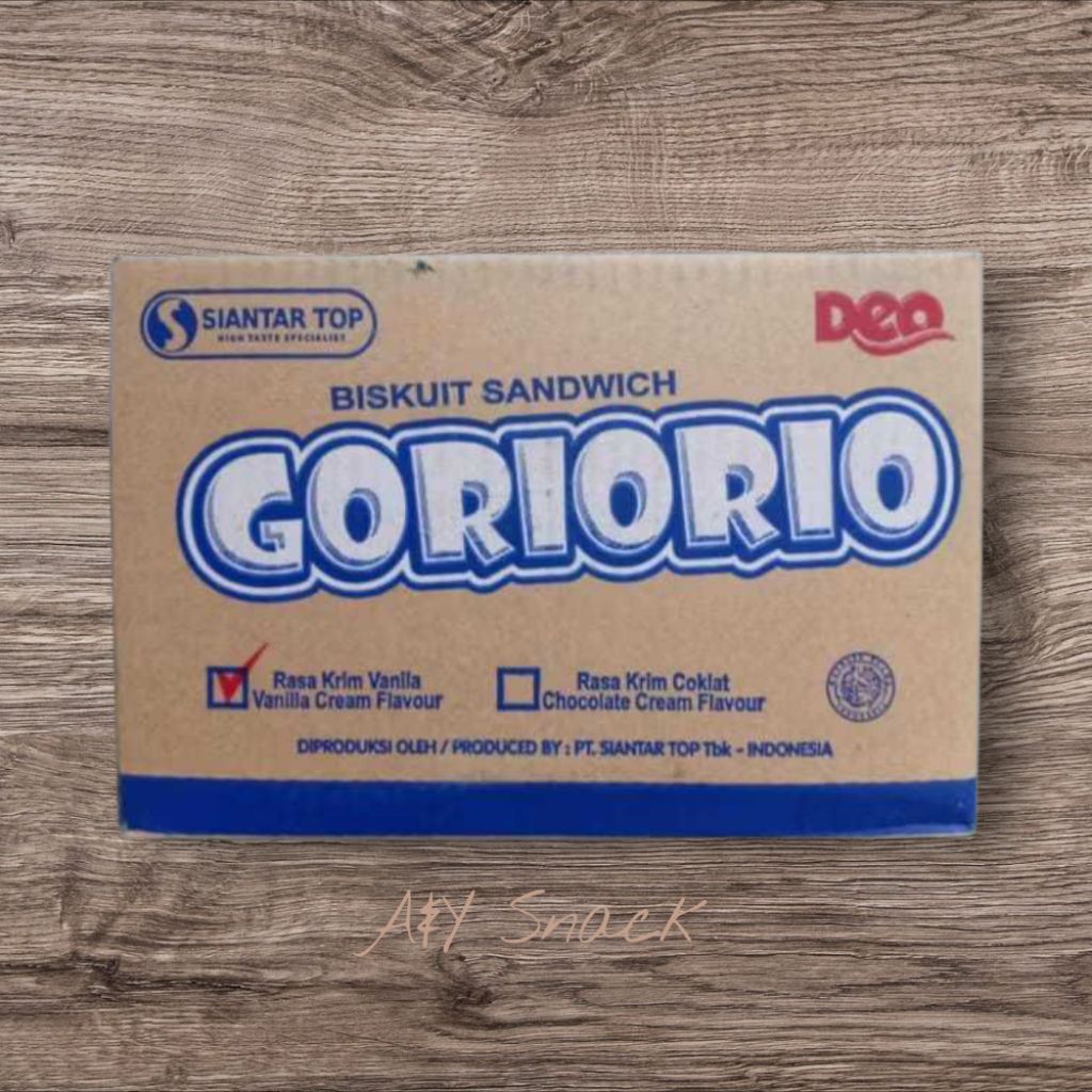 [ DUS ] Biskuit Goriorio 8,5 gr Isi 200
