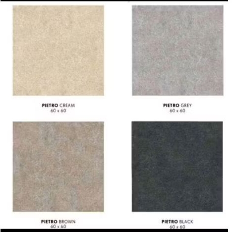 granit lantai/dinding 60x60 pietro series carfot unpolish/doff/matte by infiniti