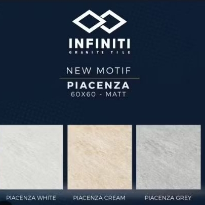 granit lantai/dinding 60x60 piacenza series carfot unpolish/doff/matte by infiniti