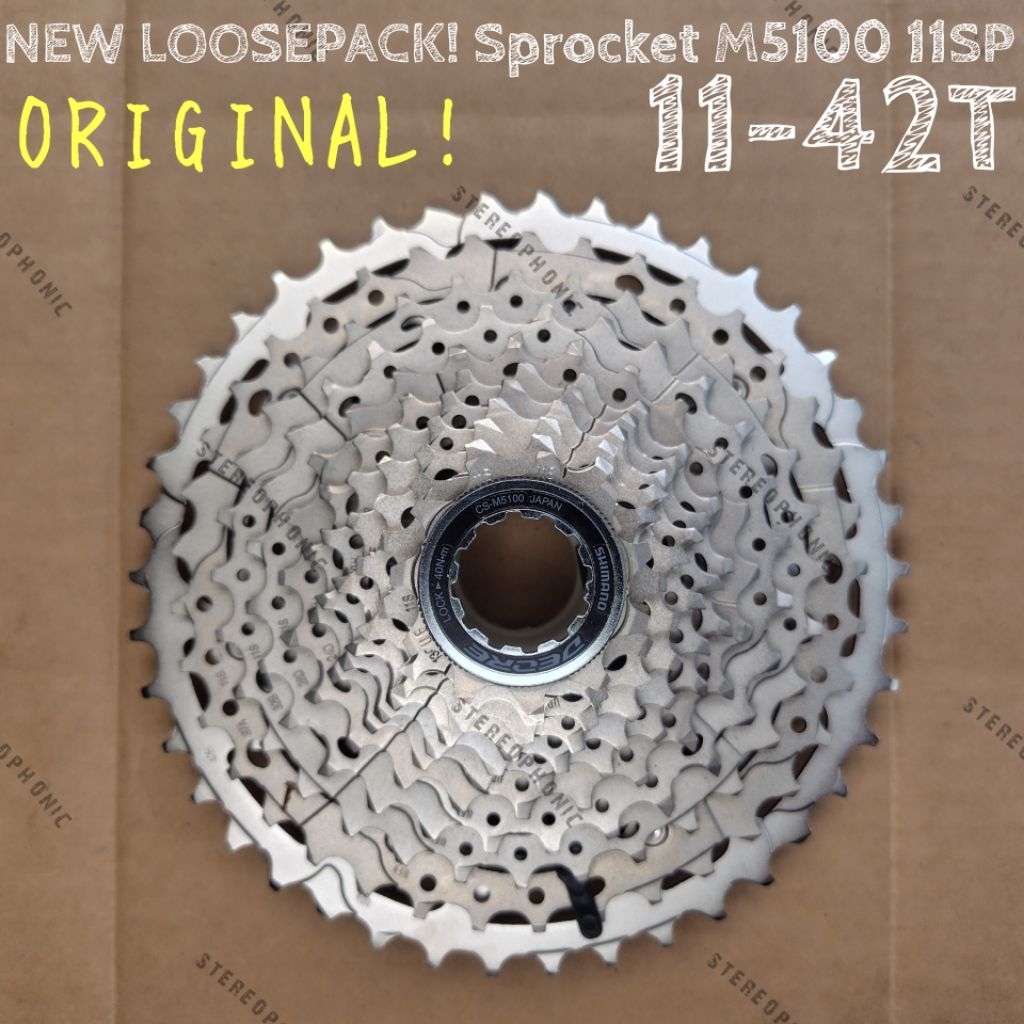 NEW LOOSEPACK Sprocket SHIMANO DEORE M5100 11SPEED 11-42T HG DRIVE Sprocket DEORE M5100 11SPEED Spro