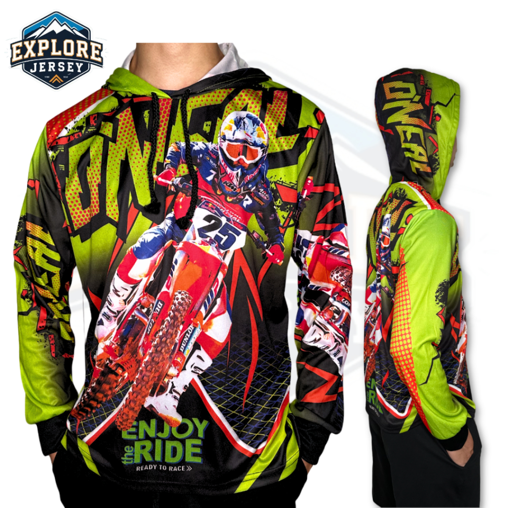 Jersey Cross /Jersey Racing/Atasan Motor Trail/Hoodie Premium Motor Cross Terbaru