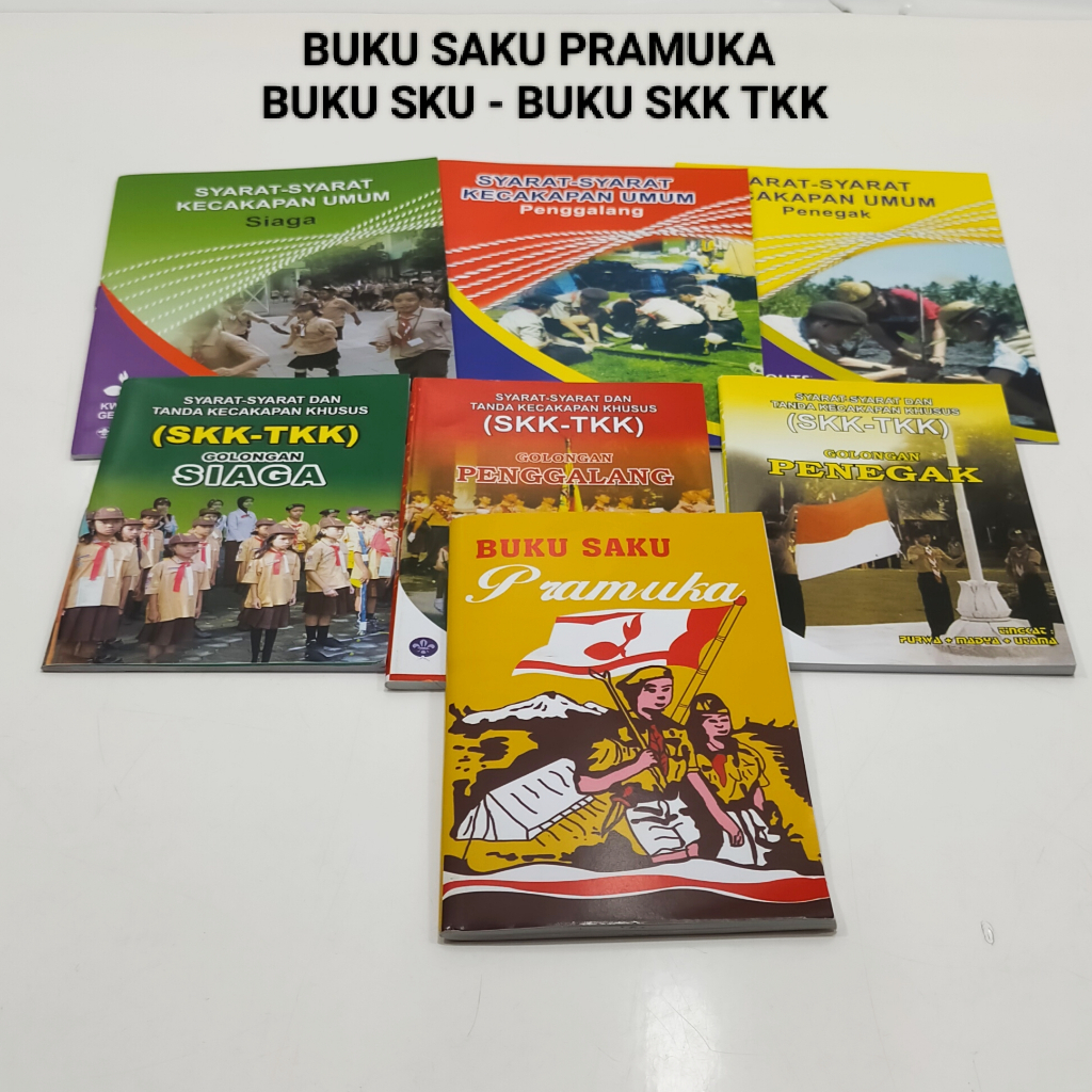 Buku SKU SKK Saku Pramuka | Siaga Penggalang Penegak | Buku Kecakapan Pramuka Lengkap