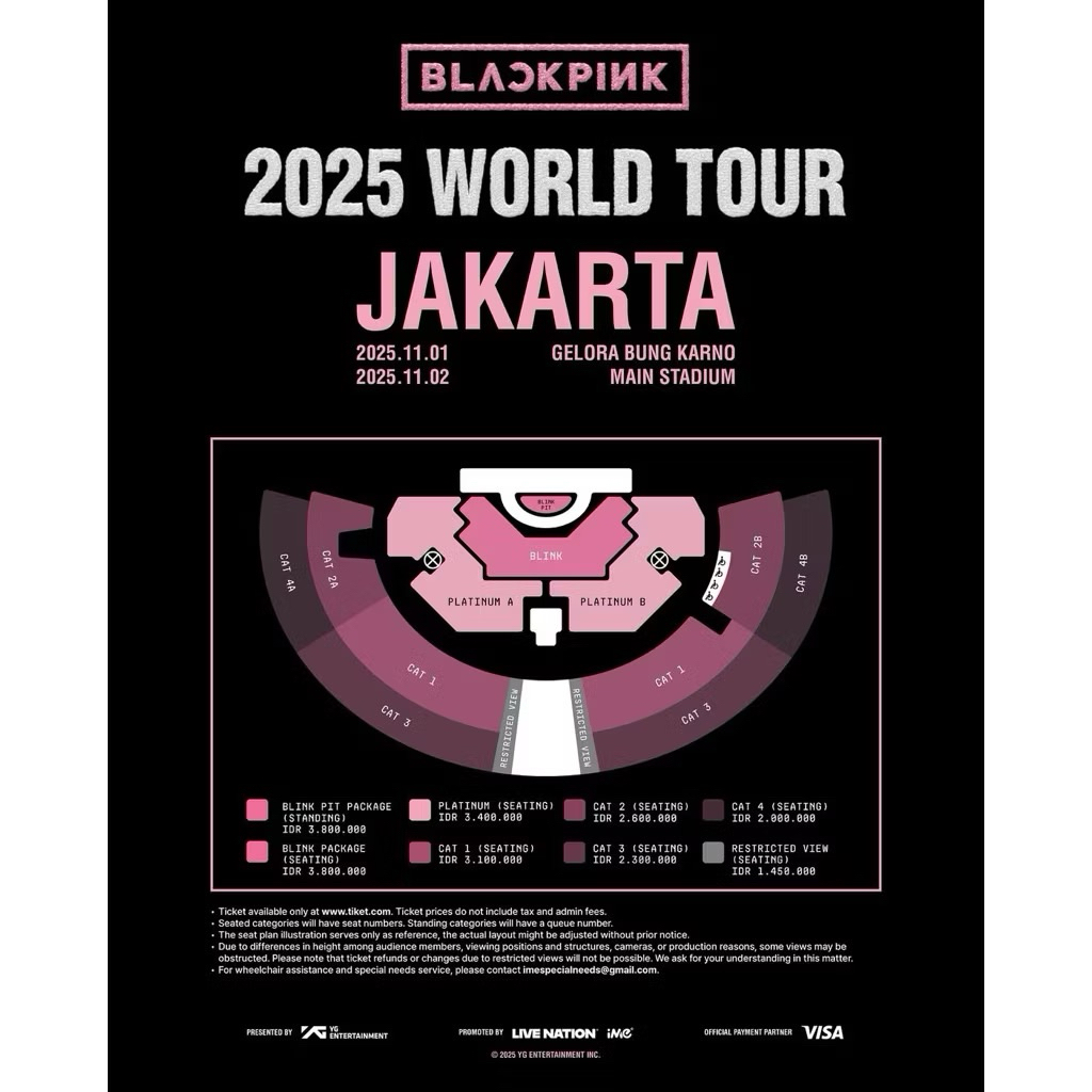 TIKET BLACKPINK WORLD TOUR 2025 DEADLINE | PLATINUM B DAY 2 | DUDUK BERSEBELAHAN