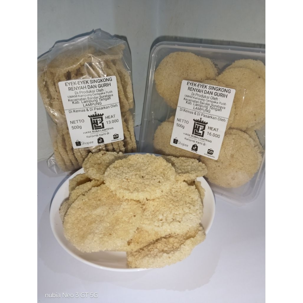 kerupuk eyek-eyek singkong 500g