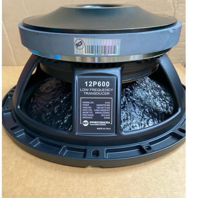 SPEAKER RCF 12 INCH RCF 12P600 KULIT JERUK ORIGINAL ITALY Grade A+