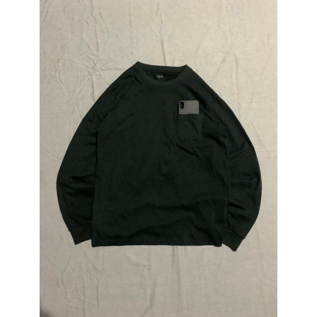 (BARU) Pocket Tee Fine Assist Dark Army Unisex