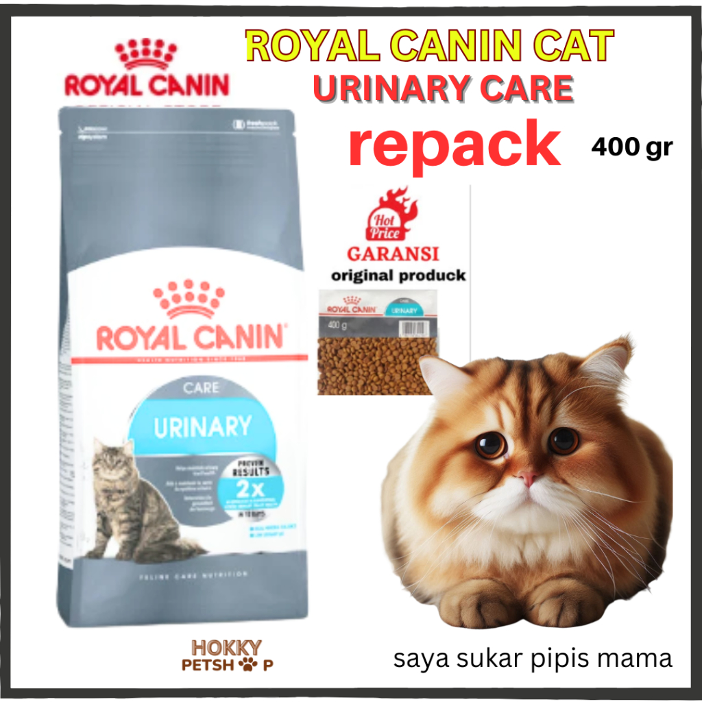 Royal Canin Urinary Care repack 400 gr makanan kucing repack 400gr