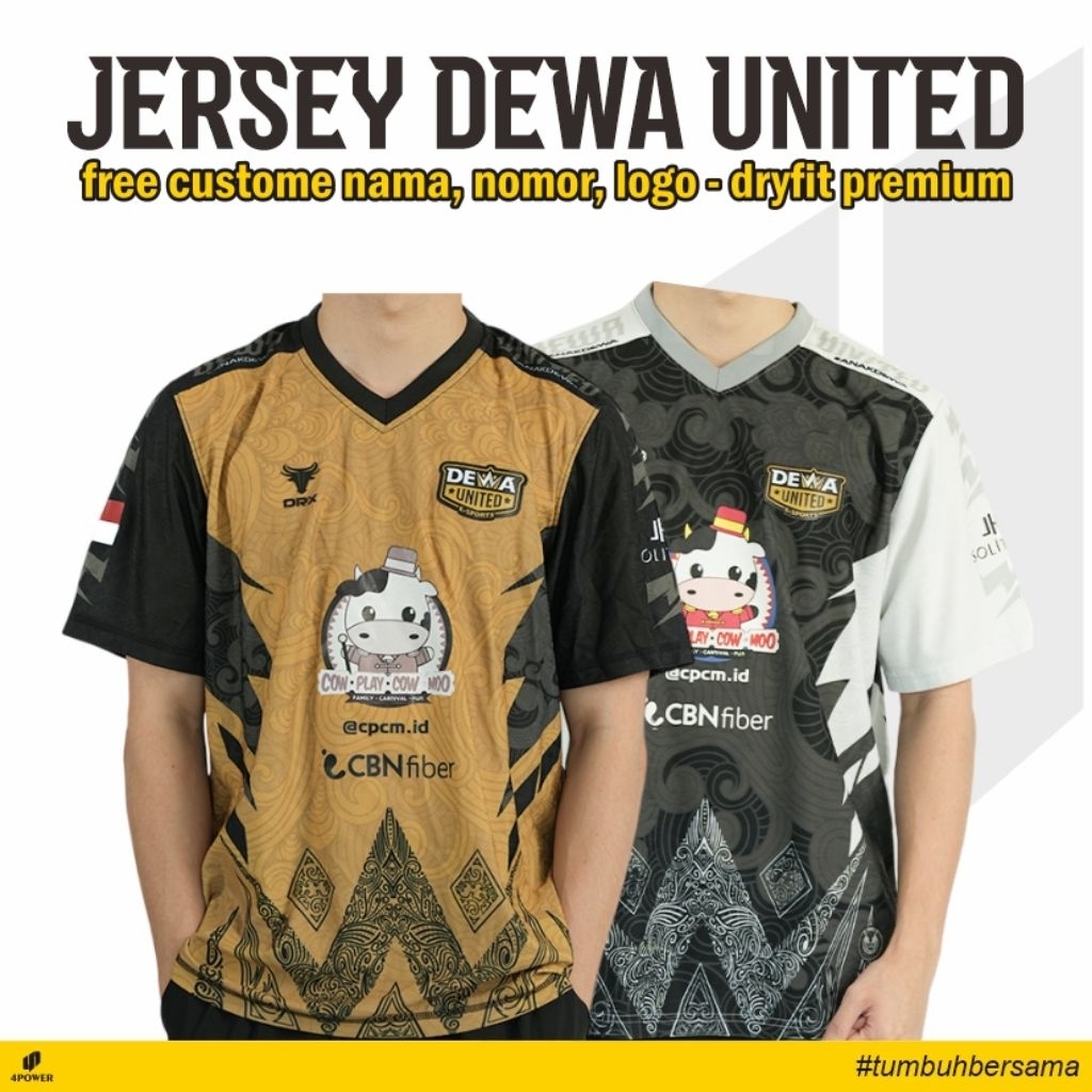JERSEY DEWA UNITED ESPORT S16 TERBARU - BAJU KAOS DEWA UNITED 2025 TERBARU NEW