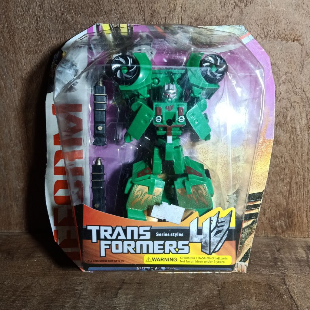 mainan anak robot transformer plastik jadul