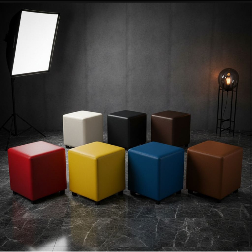 SOFA KOTAK #SOFA puff #SOFA MINIMALIS #BANGKU KEKININAN #BANGKU KOTAK