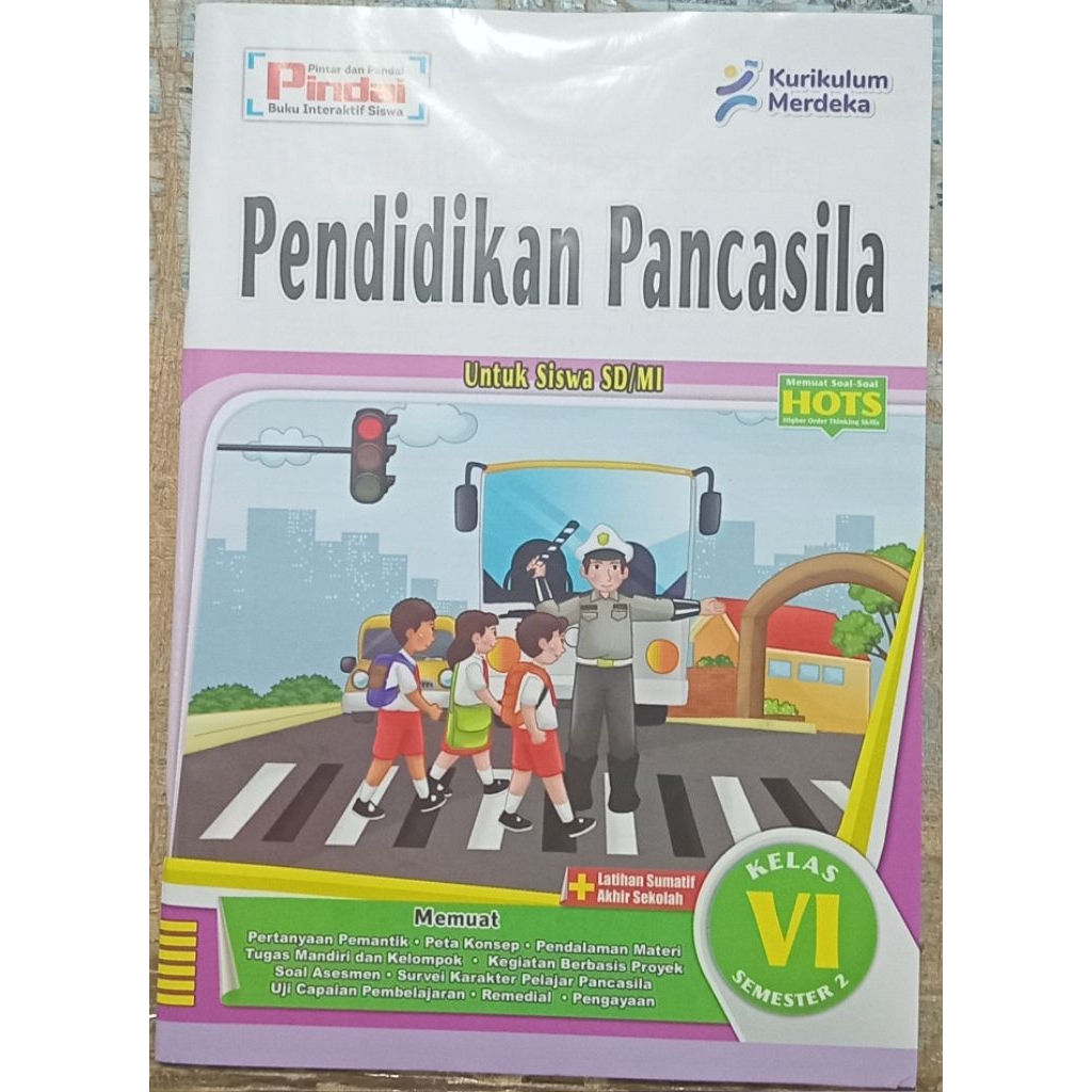 LKS " PINDAI " PANCASILA Untuk kelas 6 semester 2 kurikulum merdeka CV. Arya duta