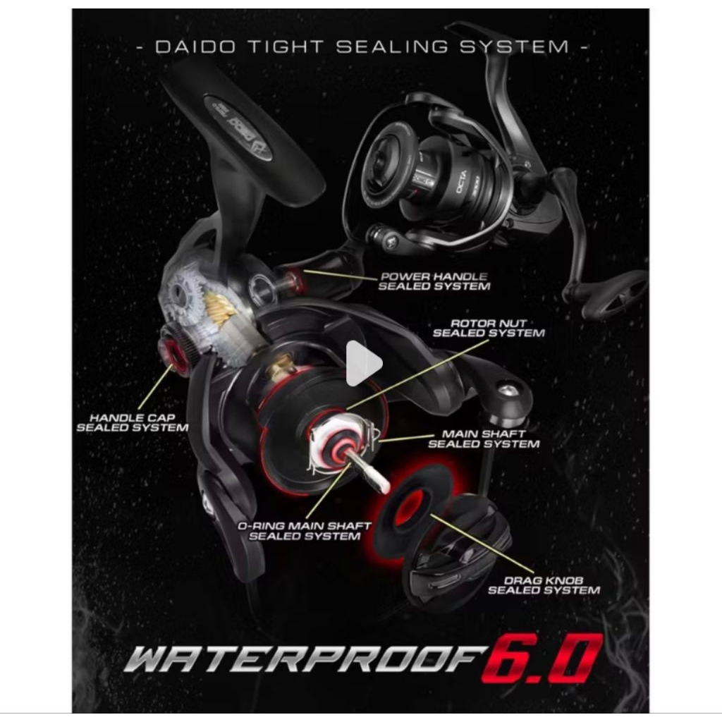 Reel Daido Octa Brass Gear 6000.4000.3000.2000.1000