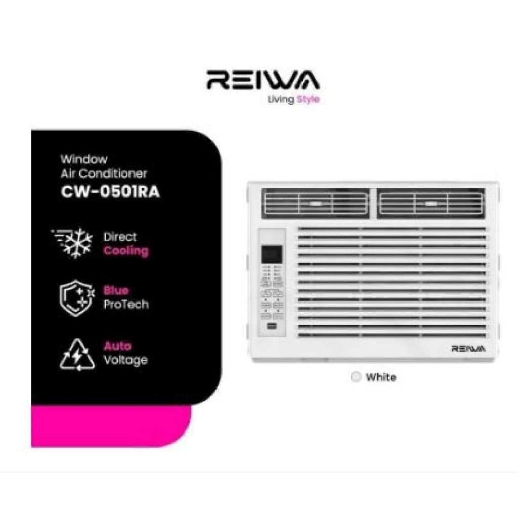 AC REIWA 1/2PK CW-0501RA / CW 0501RA / CW0501 AC WINDOW REIWA