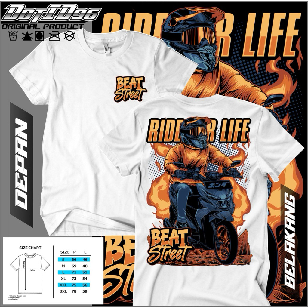 Kaos motor beat street  t-shirt // kaos beat street // beat street cotton combad