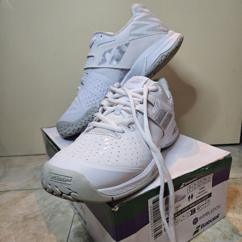 Babolat Propulse Wimbledon Jr sepatu tenis tennis shoes padel bekas second preloved