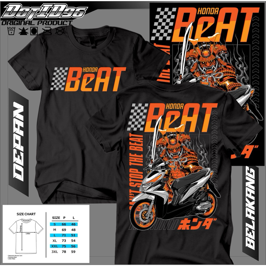 Kaos Pria Motor Beat Deluxe // motor beat // cotton combad