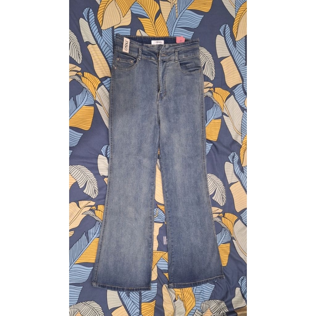 Preloved JINISO UltraCutbray Stretch Celana Jeans Wanita Highwaist