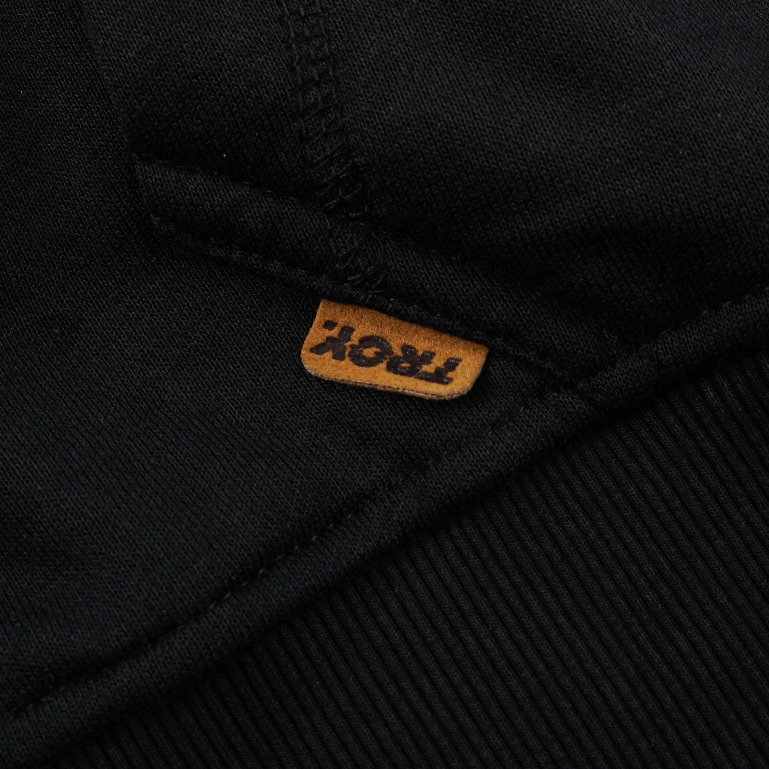 Troy Company Boxy Hoodie Starlight Black Oval Drive - Hoodie Boxy Reflective Hitam BSH 3375