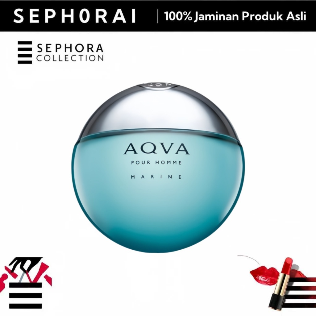 100% Original/Bvlgari Men Aqva Pour Homme Eau de Toilette/Aqva Pour Homme Marine EDT 100ml