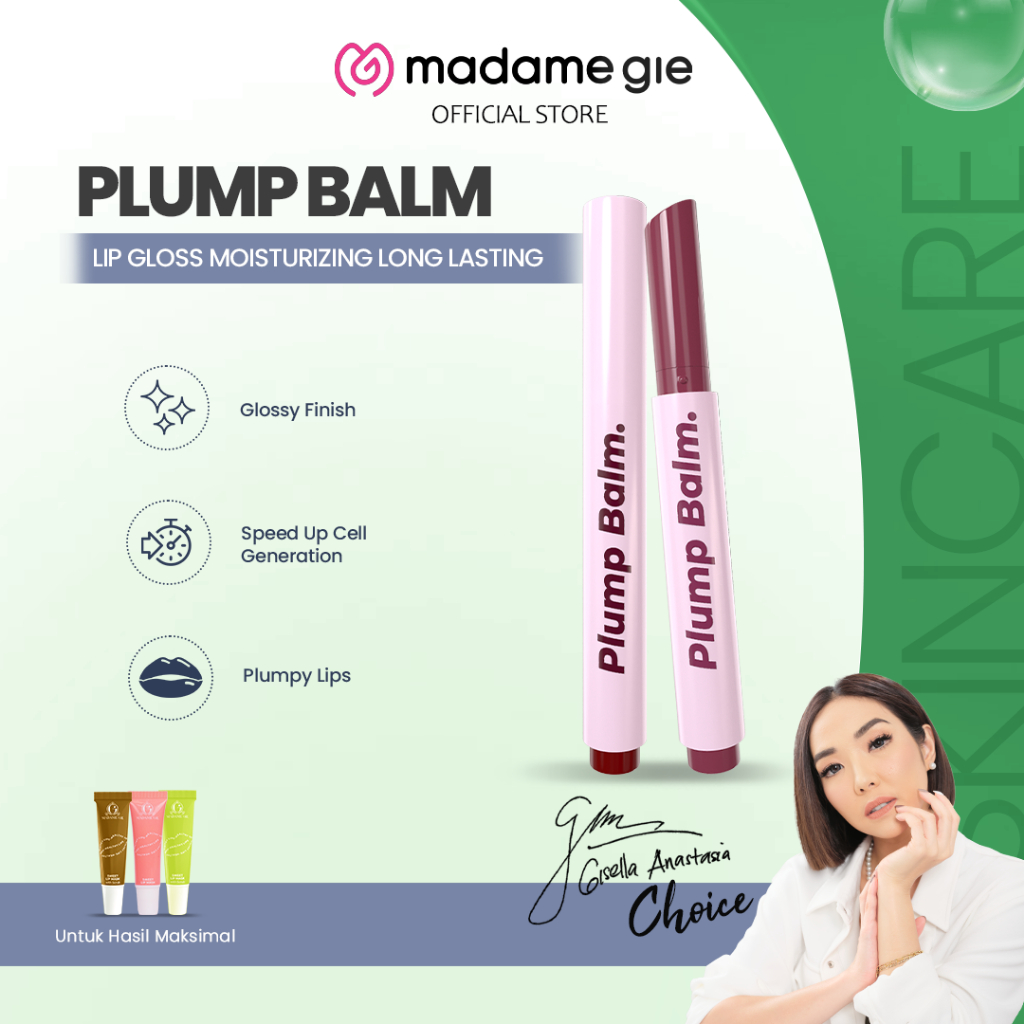 [FS] Madame Gie Plump Balm - Lip Gloss Moisturizing Long Lasting