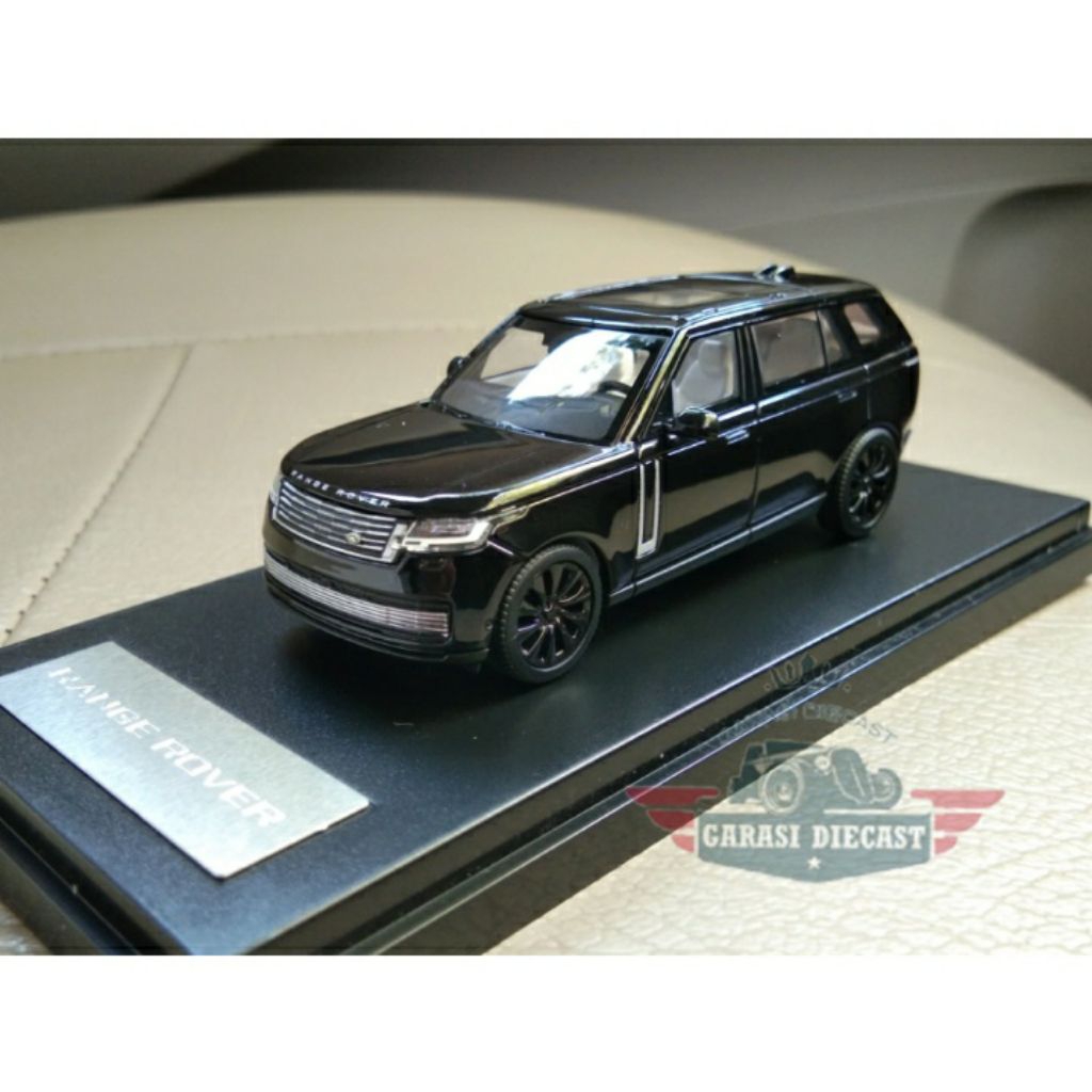 Diecast LCD model 1/64 Range Rover SV Autobiography 2022 Black