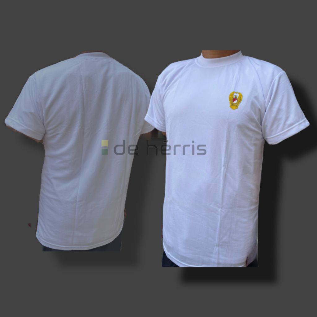 Kaos PDH Kemhan / Kaos Putih PNS TNI