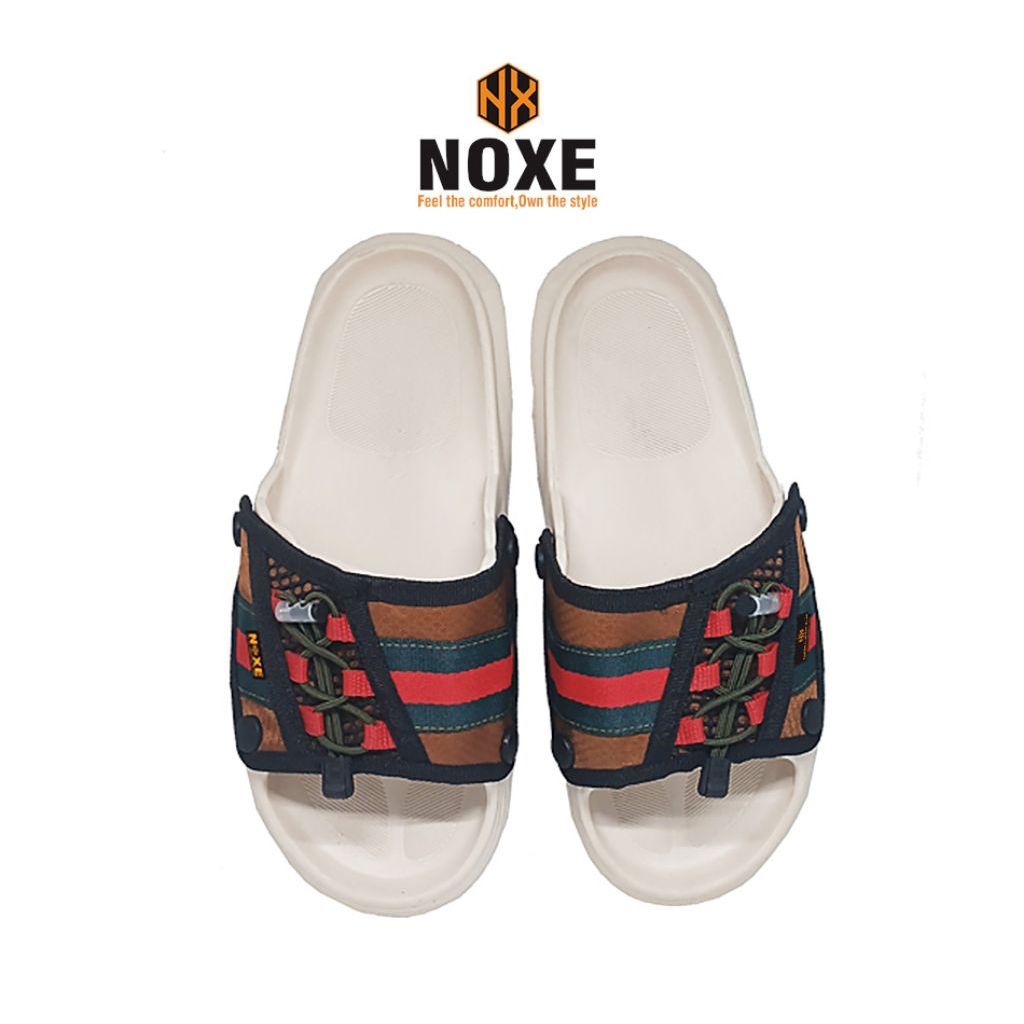 NOXEWEAR BANDUNG SANDAL PRIA KARET SLIP ON UNISEX SLIDE ANTI SLIP ANTI LICIN
