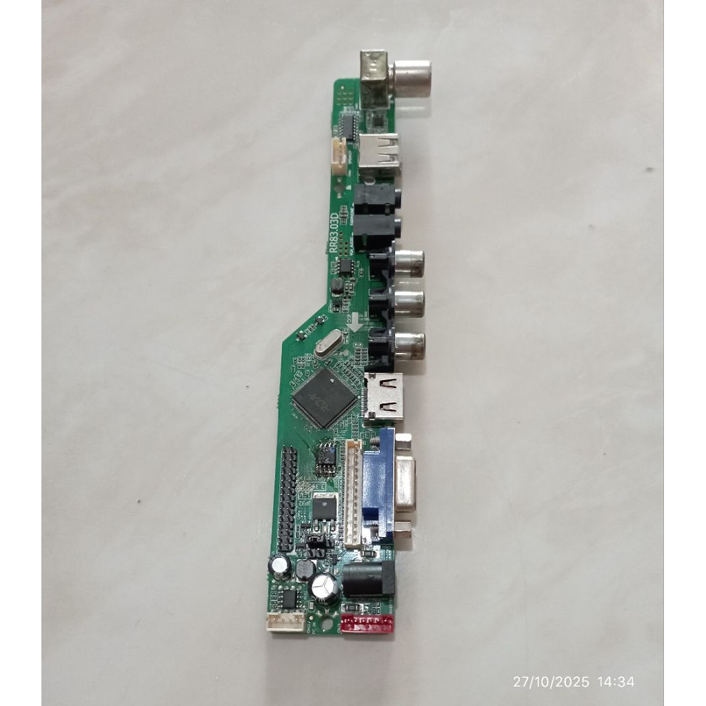 MB MOBO MAINBOARD MODULE MESIN TV CHINA UNIVERSAL RR83.03D