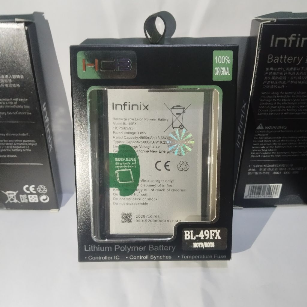 BATERAI BATRE BATRAI INFINIX SMART 5/SMART 6/HOT 9/HOT 8/HOT 12i/BATERAI INFINIX BL-49FX ORIGINAL 10
