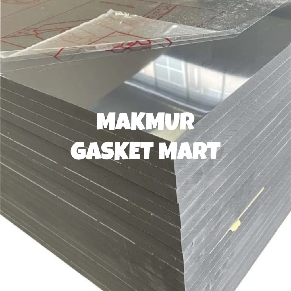 Plat PVC Grey Abu Lembaran 6mm x 1220 x 2440 (PVC Lembaran)