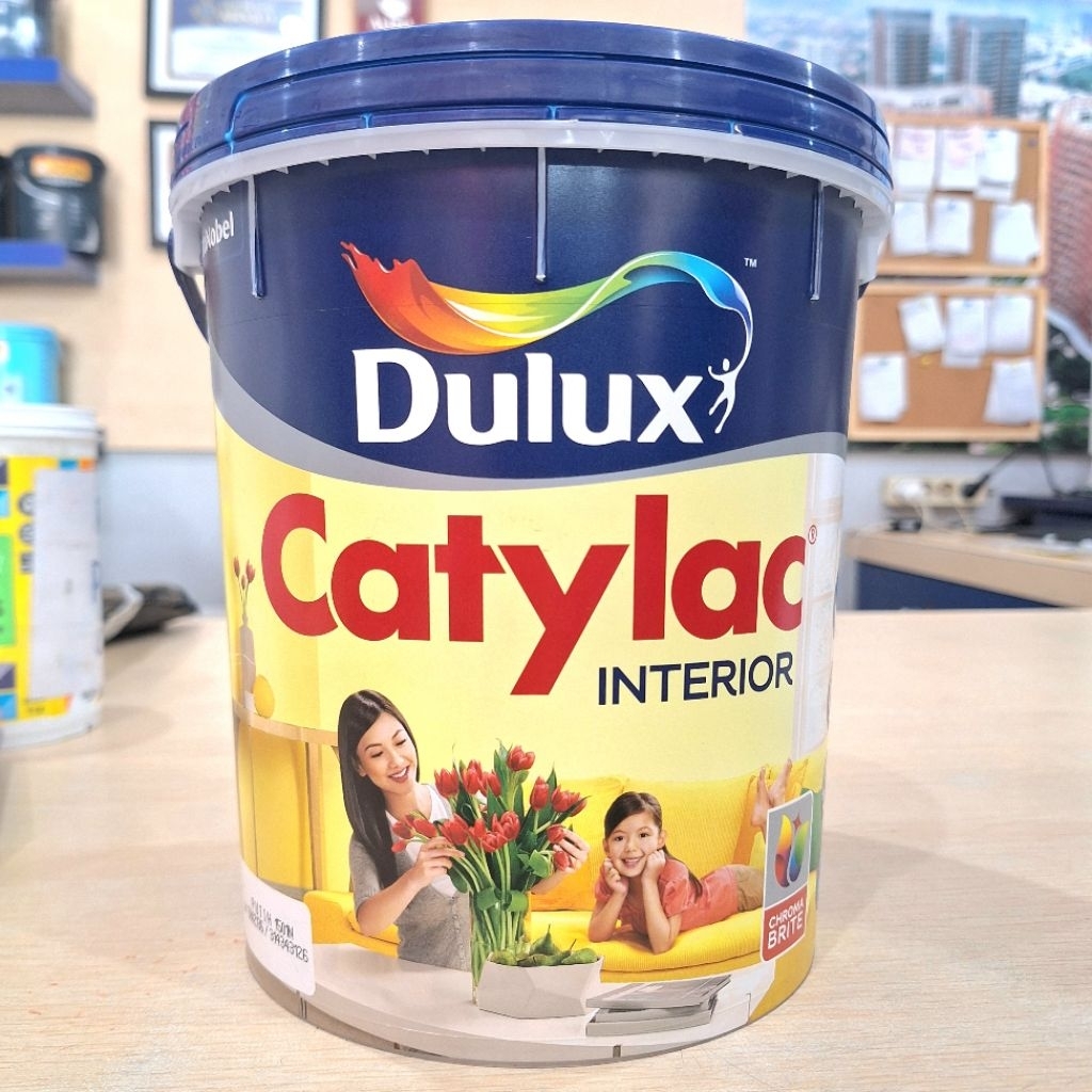 Cat Tembok Dulux Catylac Interior 5kg Mixing (semua warna ada) / cat dinding dalam