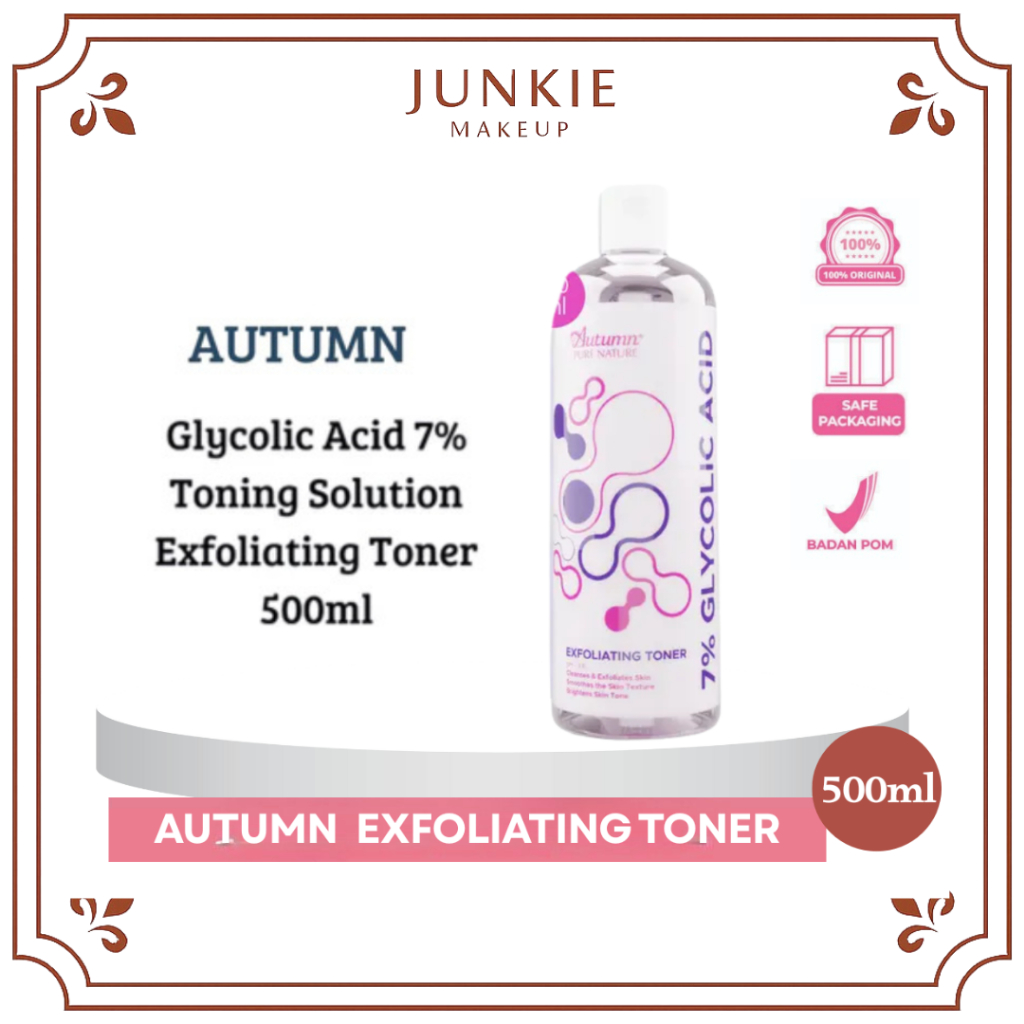 Autumn Glycolic Acid 7% 500ml Toning Solution Exfoliating Toner (white) 500 ML autumn AUTUMN GLYCOLI