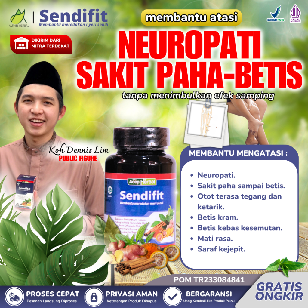Obat Neuropati Sakit Paha sampai Betis Nyeri Otot Paha Tegang Ketarik Betis Kram Kebas Kesemutan Sar