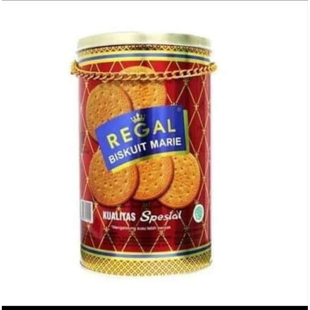 Biskuit Marie Regal Kaleng Rantai Spesial 1000gr