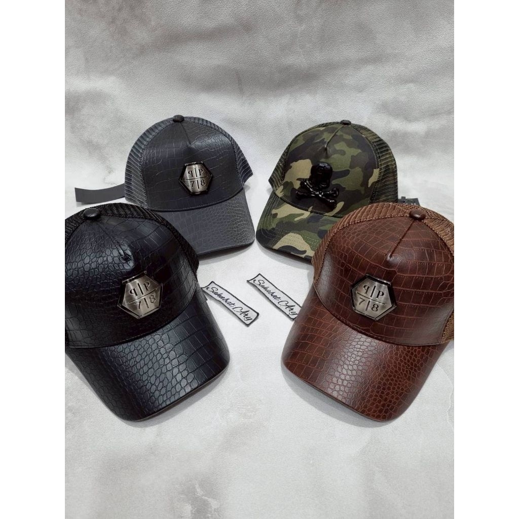 Topi Philipp Plein Trucker Baseball Jaring Logo