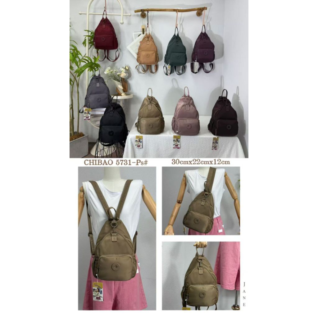 GOMAWO Tas chibao 5731 / ransel wanita / tas kain / tas wanita / tas
