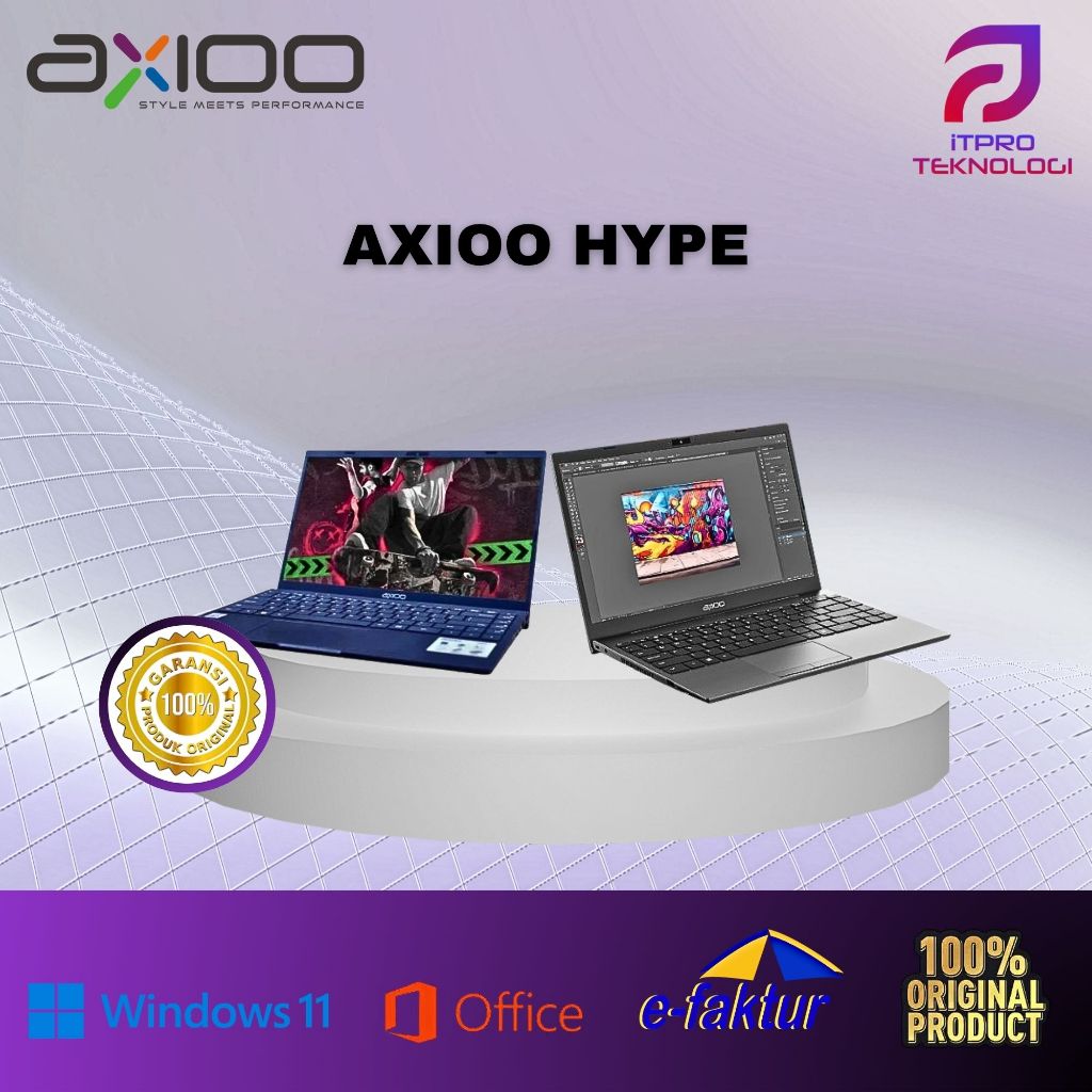AXIOO HYPE 3 G11 Core I3-1125G4 8GB 256GB 14" FHD IPS HDMI DOS