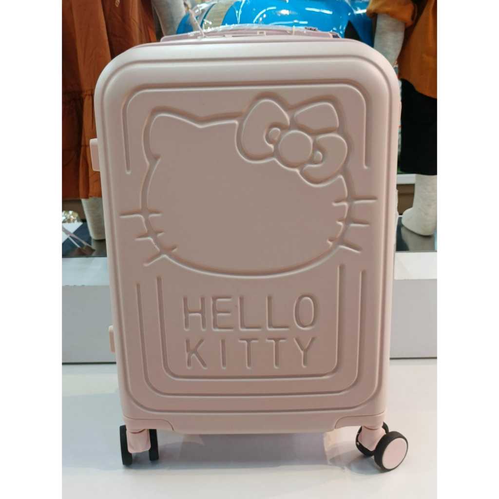 Koper Mini Anak Karakter Hello Kitty Emboss Pink Pastel Premium