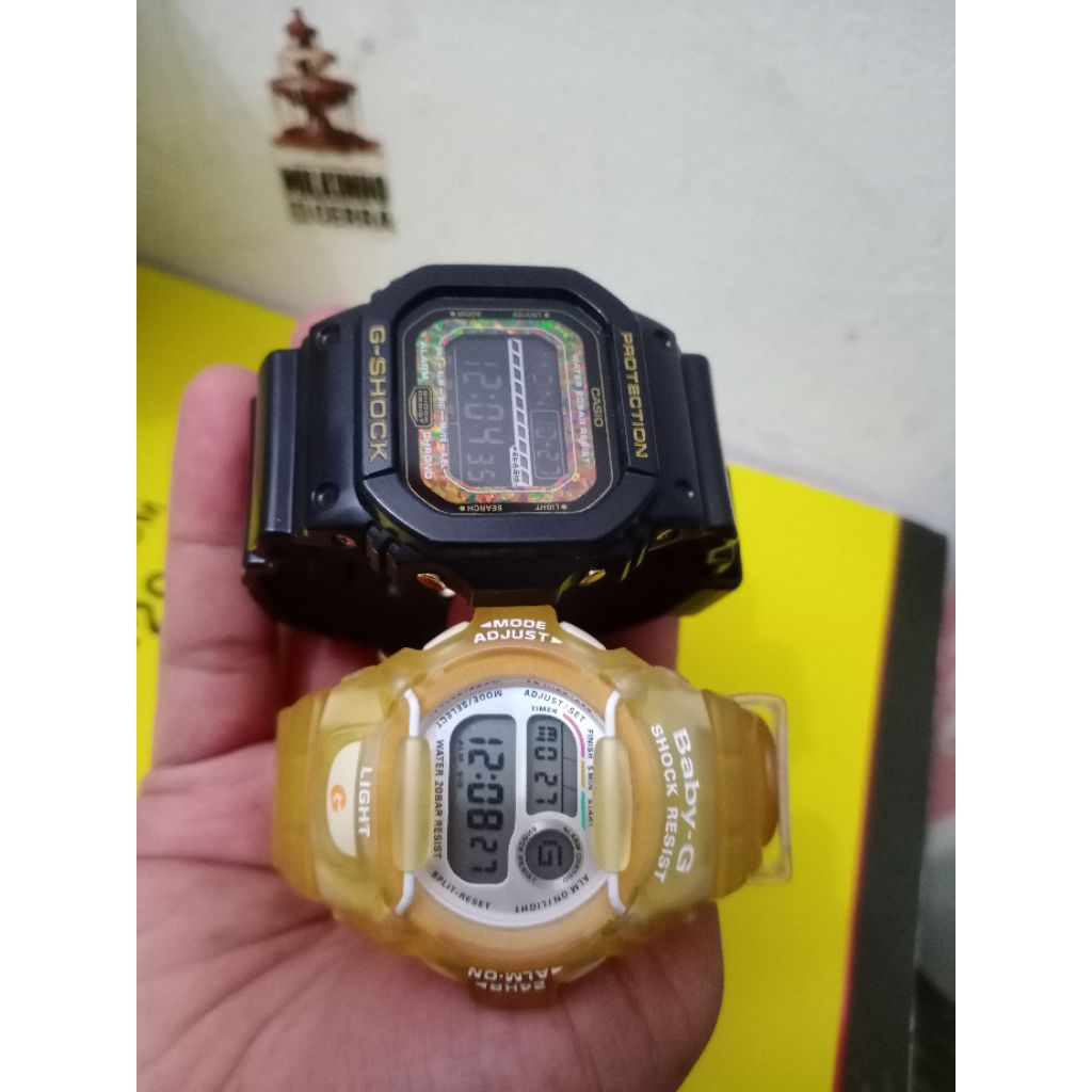 GSHOCK GLS5600KL 1jf x BABYG BG 370 ( baca deskripsi )