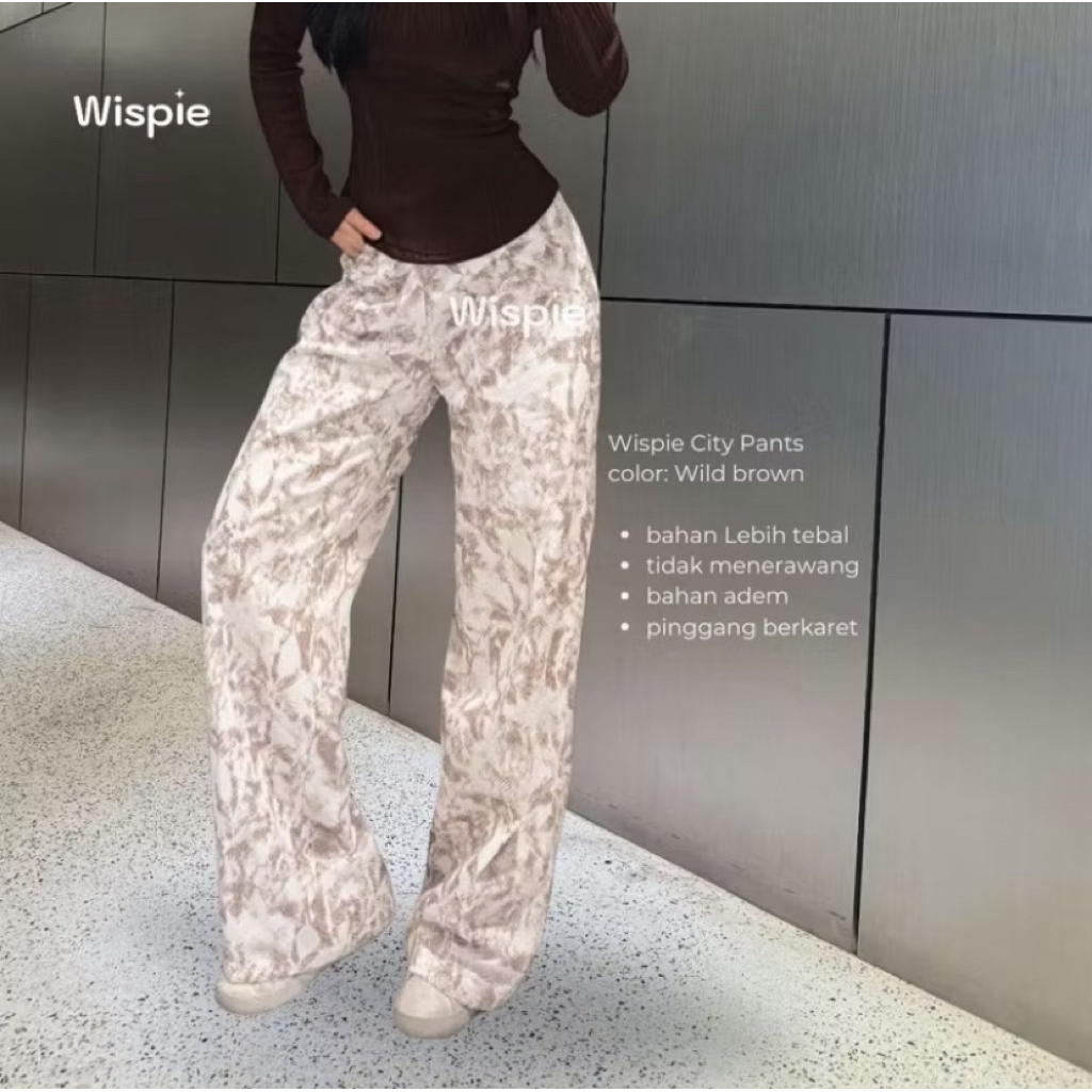 Wispie City Pants Wild Brown