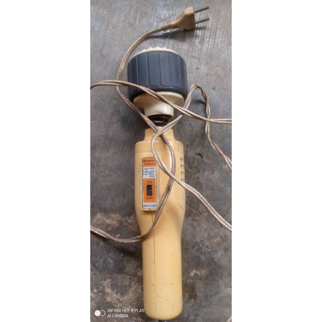 alat urut listrik jadul sanyo