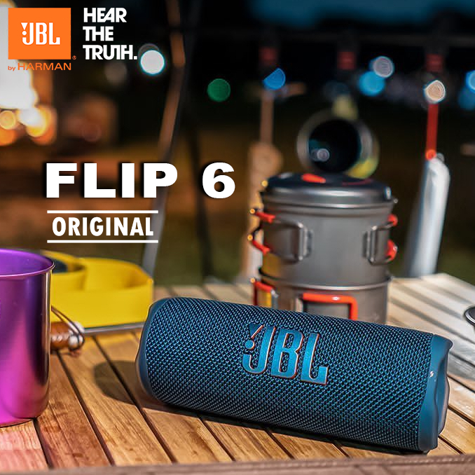 100% Original JBL Flip 6 Speaker Bluetooth Portabel Tahan Air Bluetooth 5.3 Suara Kuat dan Bass Dala