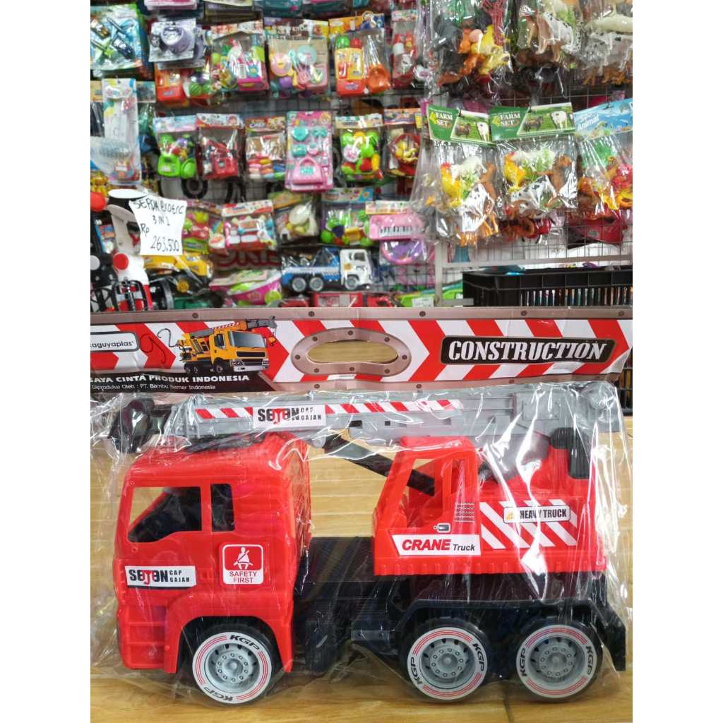 mainan anak truk crane kgp8091